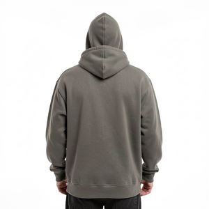 Sudadera con Capucha de Felpa de Algodón Extra Grande de Alta Calidad Personalizada al por Mayor, 500 600 GSM, para Hombre - Product Image 4