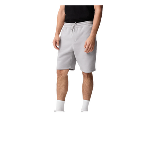 Shorts Bermuda Homme Gris Clair Uni en Coton Décontracté Taille Élastique Mi-Haute Respirant Style Tissé - Product Image 3