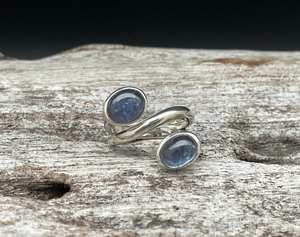 Anillo de Tanzanita Natural en Plata de Ley 925 Hecho a Mano, Talla 6, Anillo con Piedra Preciosa, Elegante Regalo de Joyería para Mujer - Product Image 1