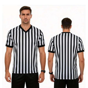 Uniforme de Árbitro Personalizado con Logotipo, Conjunto de Camiseta y Pantalones Cortos para Hombre y Mujer, Equipación Oficial, Fabricante OEM - Product Image 6