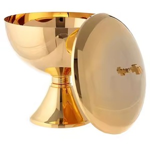 Ciborio Litúrgico de Latón Premium, Portaostión para Instituciones Religiosas - Product Image 5