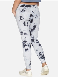 Pantalon de survêtement tie-dye pour femme, taille élastique avec cordon de serrage, décontracté, léger, en coton et élasthanne, idéal pour l'été - Product Image 3