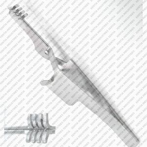 Retractor de Piel Automático de Acción Cruzada con Puntas Cónicas Autoestables, Retractor Quirúrgico de Acero Inoxidable para Dermatología y Cirugía Plástica - Product Image 6
