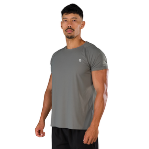 Chemise à manches courtes grise pour homme, coton premium confortable, vêtements décontractés, chemise de sport, vêtements de sport élégants et tendance, vente en gros - Product Image 2