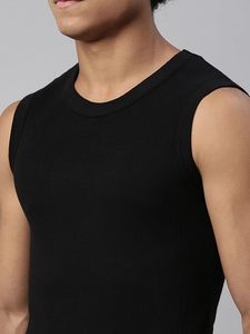 STELLAR Gilet de sport respirant pour homme à col rond, mouvements fluides, confort léger, design sans coutures, coton doux - Product Image 1