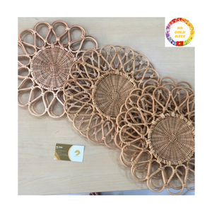 แผ่นรองจานหวาย |   งานฝีมือสไตล์โบโฮ |   จานรองชาร์จเจอร์แบบธรรมชาติ |   การส่งออกจำนวนมาก |   โรงงานเวียดนาม - Product Image 6