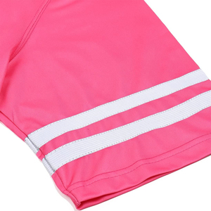 Ventes en gros de maillots de football américain pour adultes, rose et blanc, personnalisables, manches courtes, 100% polyester, unisexe - Product Image 4