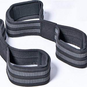 Sangles de musculation professionnelles en forme de 8 pour levées lourdes, support de poignet en coton durable pour équipement de fitness en salle de sport - Product Image 2