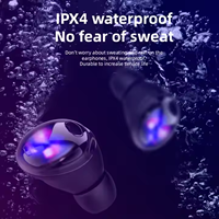 Harga Pabrik S190 TWS V5.1 Earphone Gaming Earbuds Kotak Pengisian Daya dengan Layar LED Headset In-Ear Nirkabel