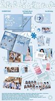 OURBIRTHDAY Notre Anniversaire [VERSION DE BIENVENUE] Photobook CD, Photocard de groupe, Poster plié, Autocollant, Photo 4 coupes (Squeezy) K-Pop