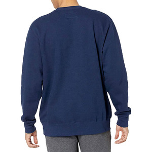 Wholesale 100% Cotton Men's Pullover <b>Sweatshirt</b> Custom Printed Logo Embroidered Puff Technique Solid Pattern Hoodies <b>Sweatshirts</b> - Product Image 2