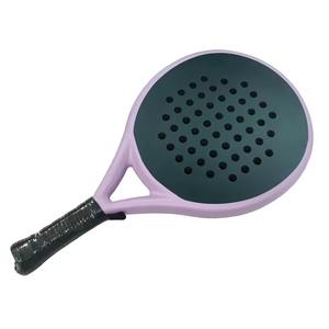 Service OEM ODM personnalisé, raquette de paddle en fibre de carbone diamantée pour unisexe, fournisseur direct d'usine, légère, faible MOQ - Product Image 1