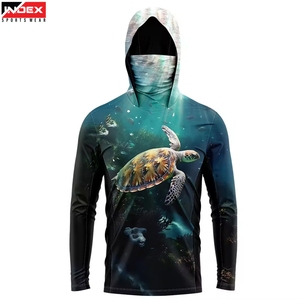 Sudadera con Capucha para Pesca, Personalizada, de Alta Calidad Premium, Nueva Llegada, 100% Poliéster con Máscara Facial - Product Image 1