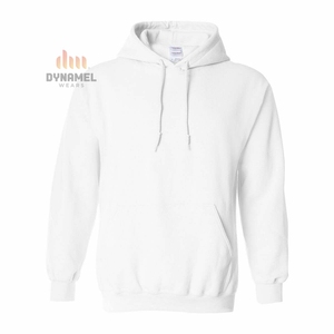 Sweat-shirts à logo personnalisé unisexe, haute qualité, anti-rétrécissement, épais, surdimensionnés, sans cordon, en molleton de coton, pour hommes - Product Image 3