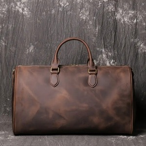 Bolsa de Viaje de Cuero Plegable, Resistente y Expandible, con Asa Suave, Ligera, Gran Capacidad, Cierre de Cremallera, Alta Calidad, Unisex - Product Image 3