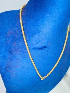 สร้อยคอทองคำแท้ 22k ดีไซน์แบบเชือกไหม สไตล์อินเดียดั้งเดิม เครื่องประดับชั้นดีสำหรับผู้หญิง สวมใส่ได้ทุกวัน ดีไซน์หรูหรา สวยงาม - Product Image 2