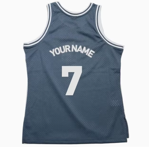 Ensembles de maillots de basketball réversibles de haute qualité en gros, personnalisables, imprimés, respirants, séchage rapide, 100 % polyester 160g, coupe courte - Product Image 2
