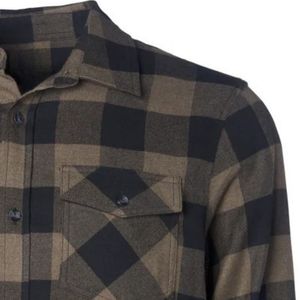 Camisa de Franela a Cuadros para Hombre, Manga Larga, Tela Suave, Estilo Casual Clásico, para el Trabajo, Fines de Semana, Viajes y Uso Diario - Product Image 5