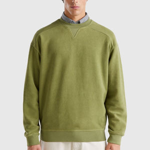 Sudadera Oversize de Algodón 100% para Hombre al por Mayor, con Bordado Personalizado, Transpirable y Cómoda - Product Image 4