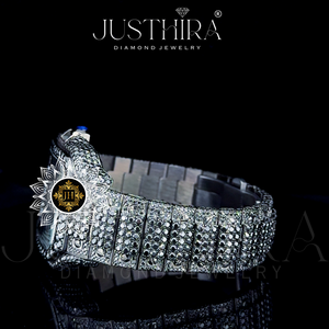 New Arrival Moissanite Black Diamond Square Case Black Dial Luxurious Fashion Business <b>Mechanical</b> Shiny Custom Hip Hop <b>Watch</b> - Product Image 3