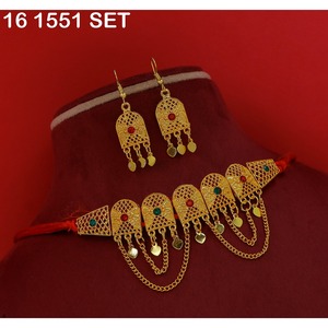Ensemble de colliers choker arabes vintage, couleur or, bijoux tribaux afghans, collier ethnique bohème pour femmes, ensemble de bijoux arabes - Product Image 6