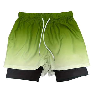 Pantalones Cortos Deportivos de Verano para Hombre, Estilo Urbano, Tejido Oxford, Cintura Elástica, Transpirables, de Secado Rápido, para Fitness y Ropa Deportiva - Product Image 4