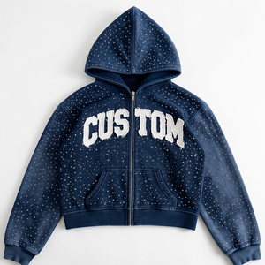 Sudadera con Capucha Personalizada para Hombre con Bordado Minimalista en el Pecho, Capucha Ajustable, Tela de Felpa Suave y Personalización al por Mayor - Product Image 2