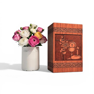 Custom Engraved Wooden Resin Urn <b>Box</b>: <b>Pet</b>/Human <b>Memorial</b> Keepsake urn <b>Memorial</b> Keepsake by AYAANS - Product Image 5