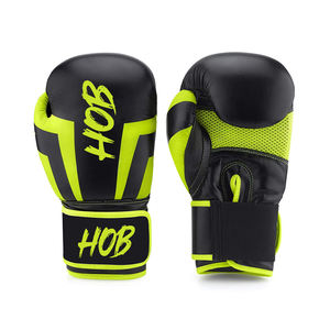 Guantes de Boxeo para Competición de MMA para Hombre, de Cuero Suave, con Logotipo Personalizado, Almohadillas Antideslizantes para Entrenamiento de Golpes y Patadas en Tallas 8oz/10oz/16oz - Product Image 1