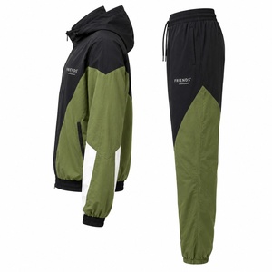 Conjunto Deportivo de Chaqueta y Pantalones con Bloques de Color para Mujer, Transpirable y Ligero, Atuendo Otoñal para Adultos - Product Image 5