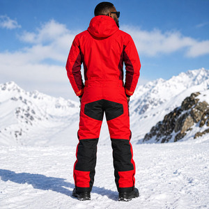 Combinaison de ski une pièce haut de gamme pour homme, imperméable, professionnelle, pour snowboard et sports d'hiver, équipement de ski haut de gamme - Product Image 4