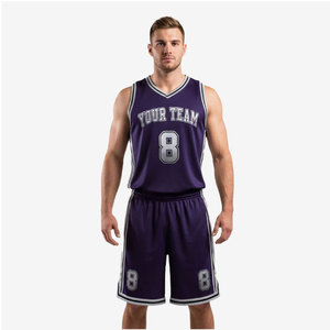 Uniforme de Baloncesto Personalizado, Fabricante OEM, Jersey de Baloncesto Transpirable Sublimado para Hombres y Mujeres, Ropa de Baloncesto para Entrenamiento de Equipos - Product Image 1