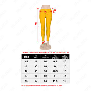 Nouveau modèle Leggings de compression taille haute pour le yoga Leggings de yoga sans coutures bout à bout avec logo personnalisé pour femmes Leggings de yoga taille élastique - Product Image 6