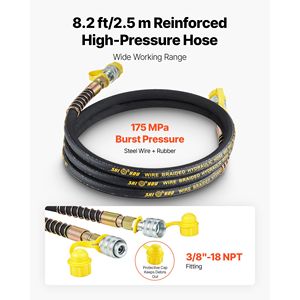 Pompa Idraulica Elettrica Monofase 120V 750W, Unità di Alimentazione da 10.000 PSI con Valvola Solenoide - Product Image 3