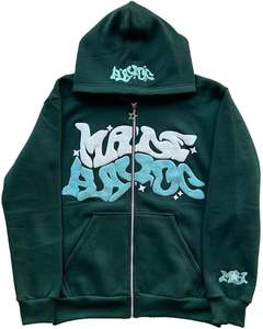 Sudadera con Capucha de Invierno Resistente, Casual, con Cierre, Personalizada, Duradera, con Decoración 3D, Tallas Personalizadas, Bordado, Sudadera Extra Grande - Product Image 1