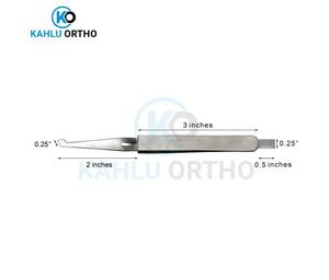 Pinzas de Ortodoncia Dentales Manuales de Acero para Colocación de Tubos Bucales KO-DTS-7017 de KAHLU ORTHOPEDIC - Product Image 5