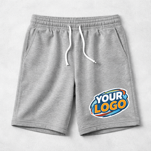 Fabricante de Pantalones Cortos con Cordón y Logotipo Personalizado |   Pantalones Cortos Deportivos con Cintura Elástica para Gimnasio, Running y Entrenamiento |   Shorts Casuales de Marca Privada al por Mayor - Product Image 1