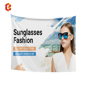 Custom Printed Fabric Banner Outdoor Advertising Large Format Cloth Banner Printing Advertising Polyester Fabric Banner