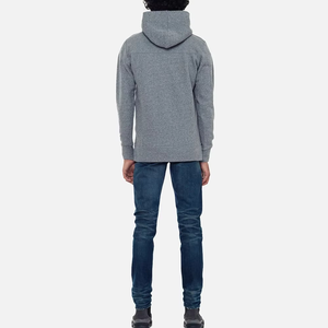 Sweat à capuche zippé latéral pour homme, style streetwear, couleur unie, 420 g/m², poids lourd, vierge, nouvelle collection, vente chaude - Product Image 2