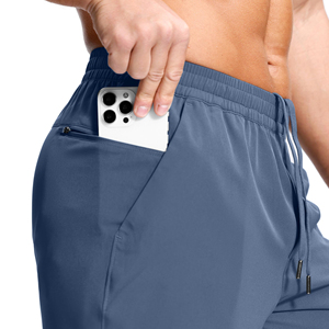 Pantalones Cortos Deportivos Casuales para Hombre Hechos a Medida, de Lona Sólida, de Alta Calidad, de Secado Rápido, Elásticos en 4 Direcciones, Servicio OEM - Product Image 3