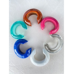 Pulseras de Resina Hechas a Mano para Mujer, Impermeables, Colores Personalizados, Estilo Bonito, Textura Suave, Joyería Elegante para Uso Diario - Product Image 1