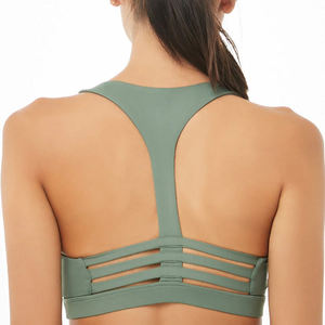 Women's Breathable Plus Size Scoop Neck Seamless for Crop Top Tank Top with Mesh Detail Front Logo Quick Dry Yoga Workout Wear - Product Image 5