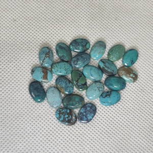 Turquesa Natural Octogonal Cabujón Piedra Preciosa Suelta Geométrica para Joyería 8x12mm Brandon Jewel Infotech Suministro al por Mayor - Product Image 2