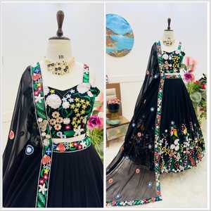 LEHENGA CHOLI, ROPA INDIA DE BOLLYWOOD PARA FIESTAS Y BODAS, ESTILO PAQUISTANÍ, LISTA PARA USAR - Product Image 2