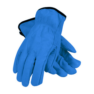 ถุงมือทำงานสะท้อนแสงคุณภาพสูง ทนทาน ป้องกันภัยส่วนบุคคล ทำจากหนังแพะเนื้อเรียบ สำหรับงานทั่วไป ปกป้องมือและแขน - Product Image 5