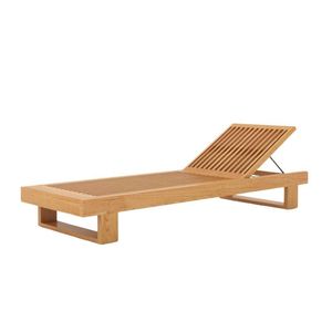 Enjoy Relaxing Time with Teak Wood Long Chair Sun Lounger <b>Sunbed</b> Beach Chair Pool Chair Lounge Chair Suitable for Outdoor - Product Image 6