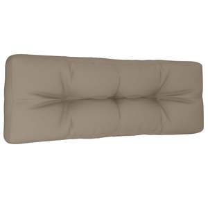 Coussin de palette d'extérieur 100% polyester taupe 47,2 po x 15,7 po x 4,7 po - Product Image 4