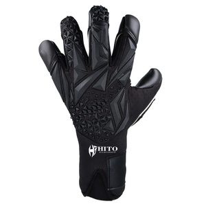 Guantes de Portero Personalizados de Nueva Llegada, Palma Delantera de Látex Alemán de 4 mm, Dorso de Goma Inyectada, Corte Híbrido, Protección para Dedos y Pulgar - Product Image 2