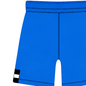 Pantalones Cortos de Rugby Azul Rey y Negro con Cintura Elástica y Cordón, Uniforme de Equipo a Rayas, Personalizables, Transpirables, para Entrenamiento y Rendimiento Atlético - Product Image 3