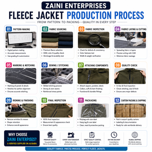 Mens Polar Fleece <b>Jacket</b> 240 GSM Premium Polyester Sherpa Fabric Grey Black Contrast Panel Embossed Logo OEM ODM <b>Waterproof</b> - Product Image 4